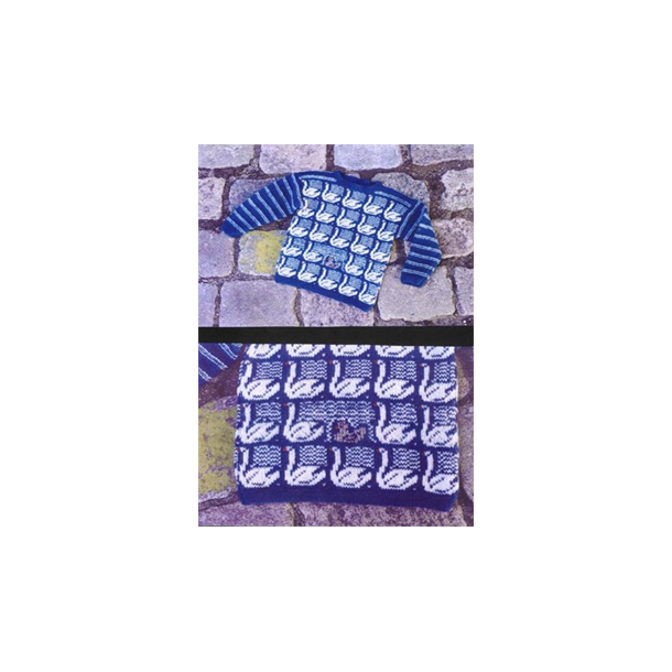 DEN GRIMME LLING genser